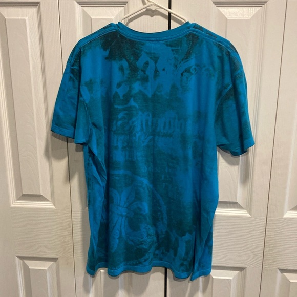 Helix Cross Wing Grunge Cyber Y2K Style T-Shirt - Picture 3 of 6